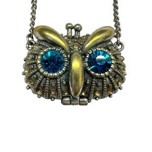 Owl Purse Locket Necklace